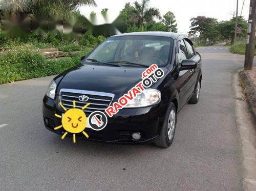 Cần bán gấp Daewoo Gentra đời 2009, màu đen số sàn, giá cạnh tranh-0