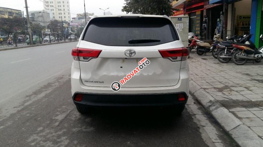 Bán xe Toyota Highlander LE 2.7 đời 2017, màu trắng, nhập khẩu -1