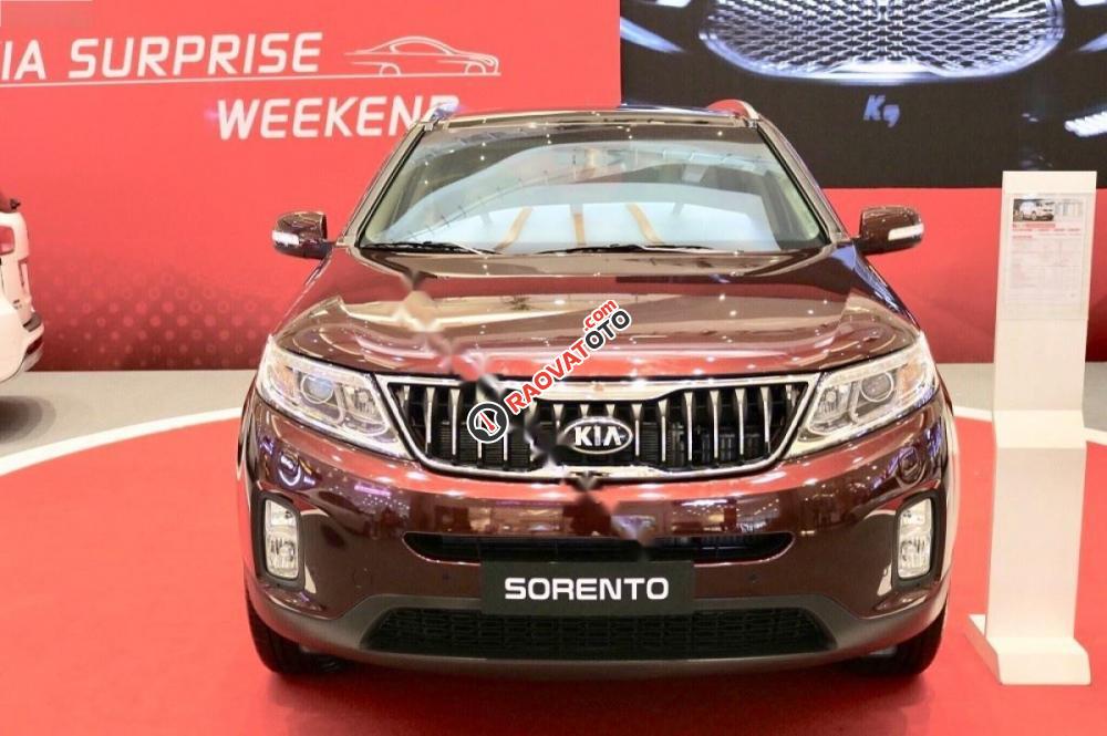 Bán ô tô Kia Sorento DATH năm 2017, màu đỏ, giá chỉ 939 triệu-7