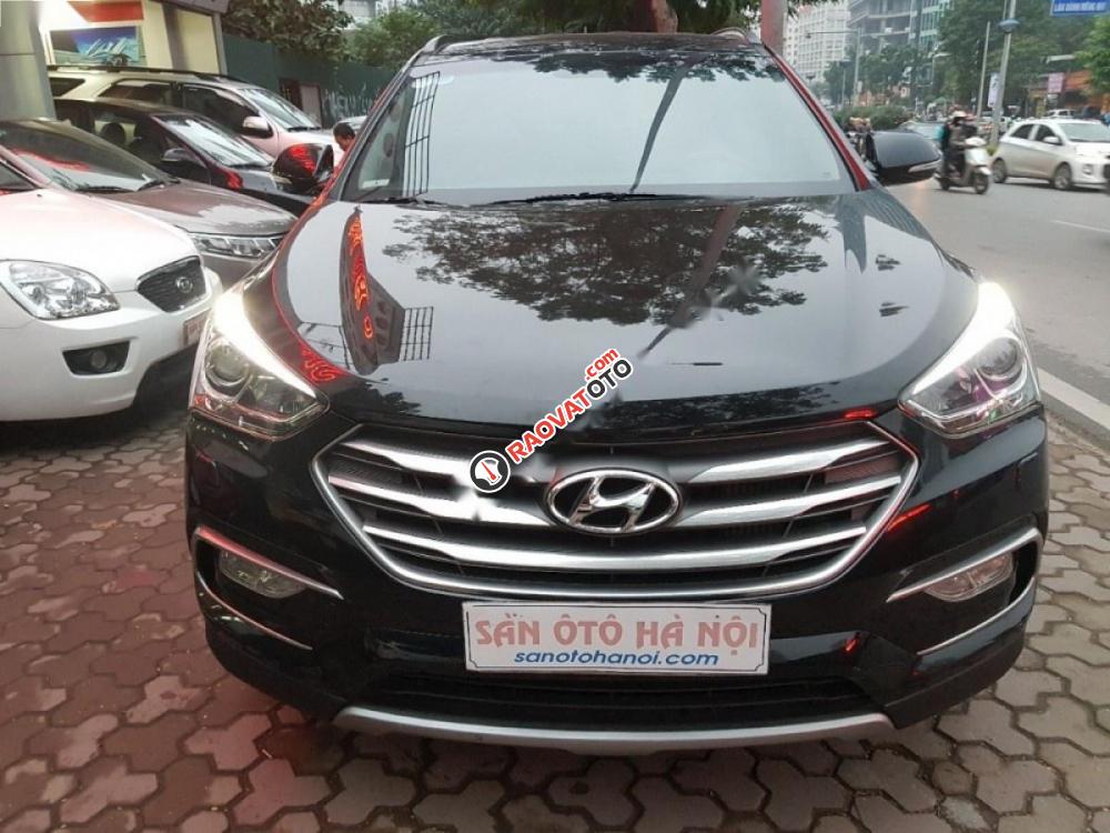 Bán Hyundai Santa Fe 2.2L đời 2016, màu đen giá cạnh tranh-2