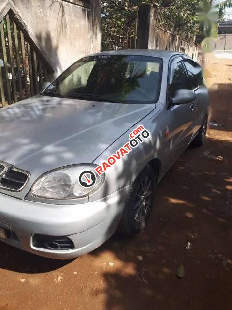 Cần bán gấp Daewoo Lanos sản xuất 2003, màu bạc-1