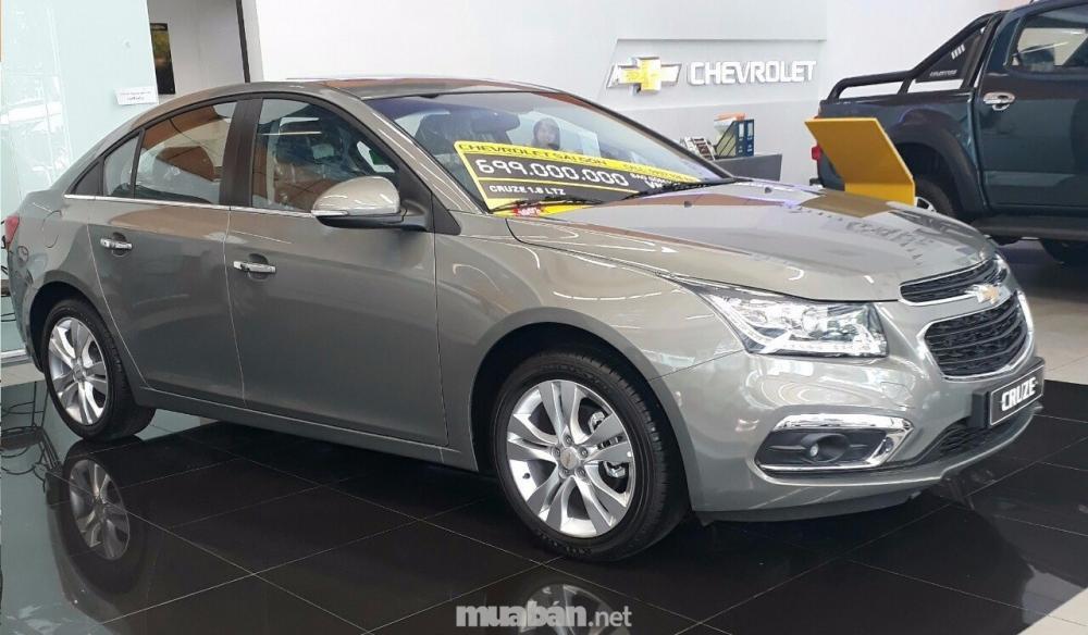 Bán xe Chevrolet Cruze LTZ năm 2017, màu xám, nhập khẩu  -0