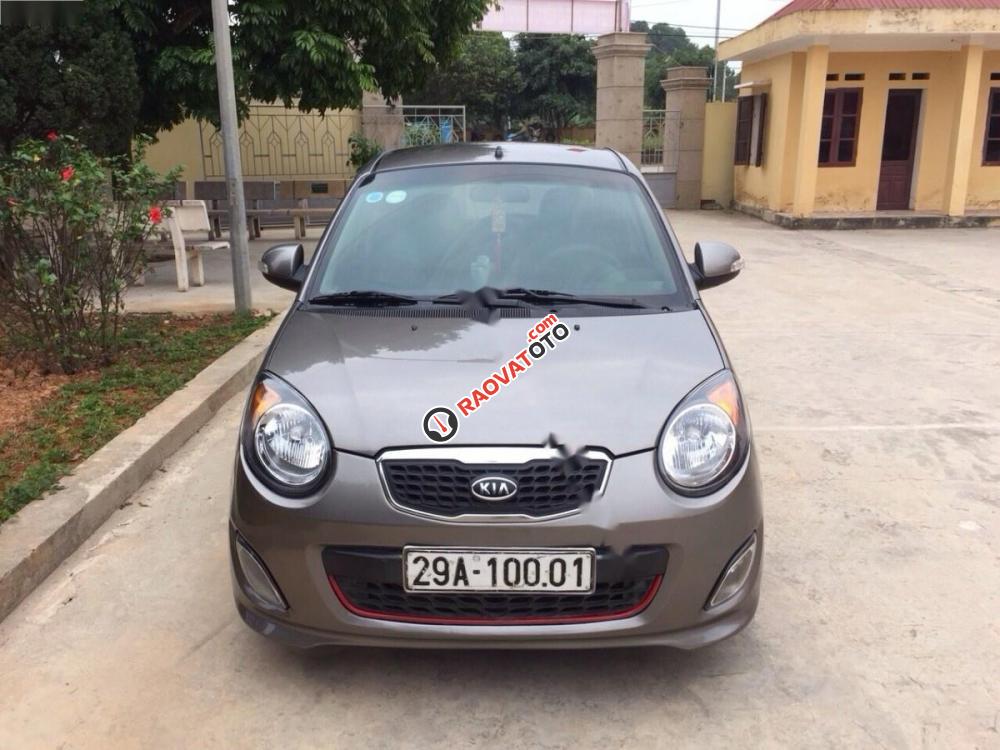 Bán Kia Morning LX 1.0 MT đời 2008, màu xám, xe nhập chính chủ, 195tr-1