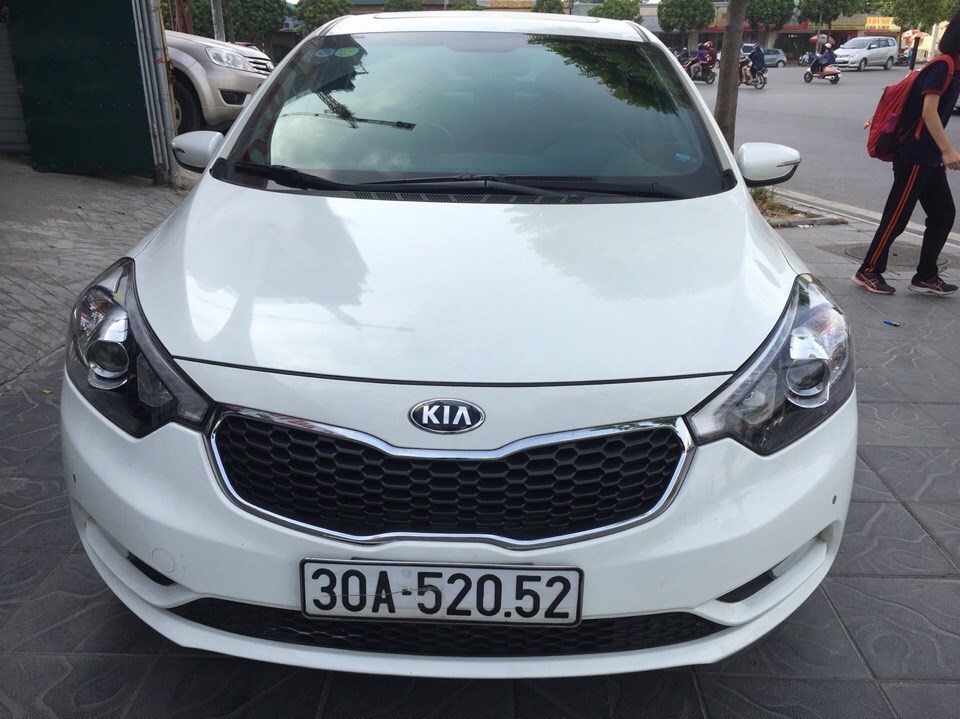 Bán xe Kia K3 1.6AT 2015, màu trắng, nhập khẩu, giá chỉ 575 triệu-1