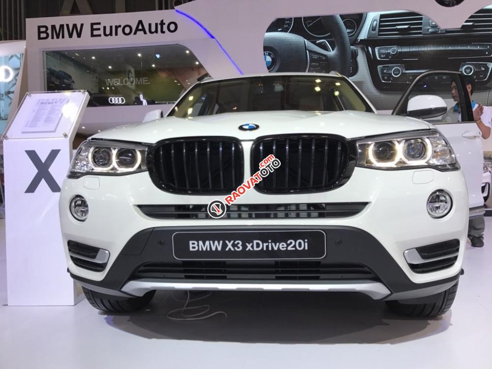 Bán xe BMW chính hãng - BMW X3 xDrive 20i 2017, màu trắng, nhập khẩu - Giá tốt nhất, giao nhanh nhất-0