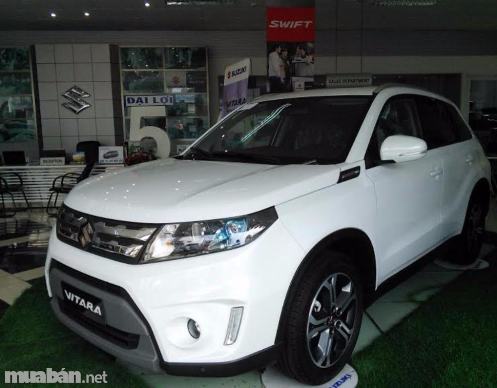 Bán Suzuki Vitara đời 2017, màu trắng, nhập khẩu nguyên chiếc-0