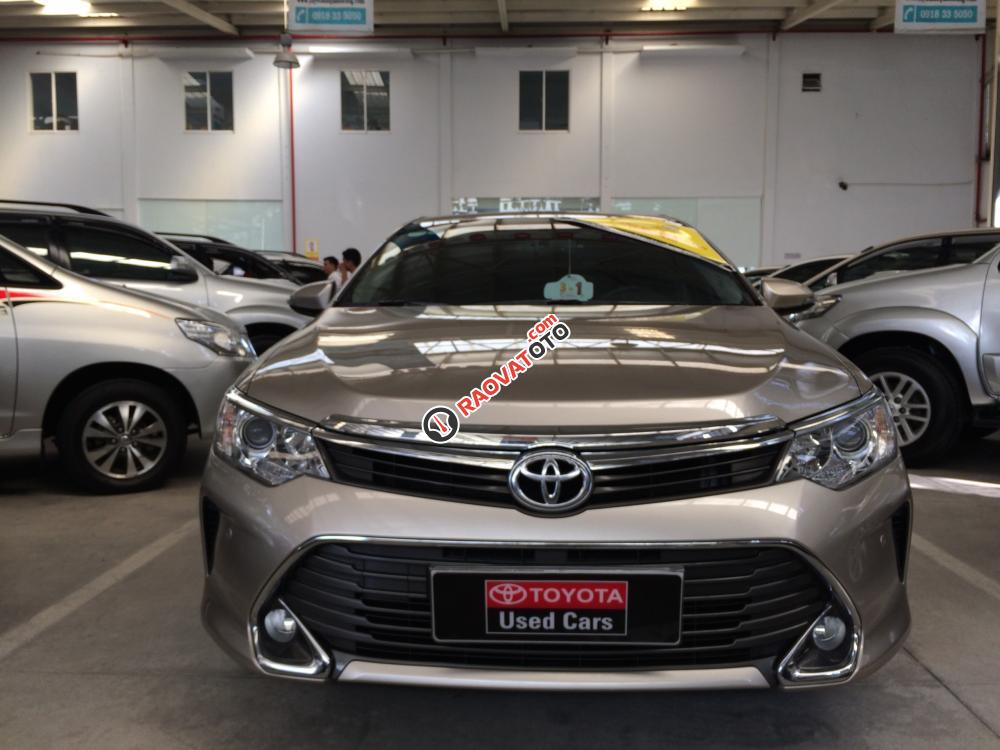 Bán xe Toyota Camry 2.5Q đời 2016, màu vàng cát mới leng keng-7