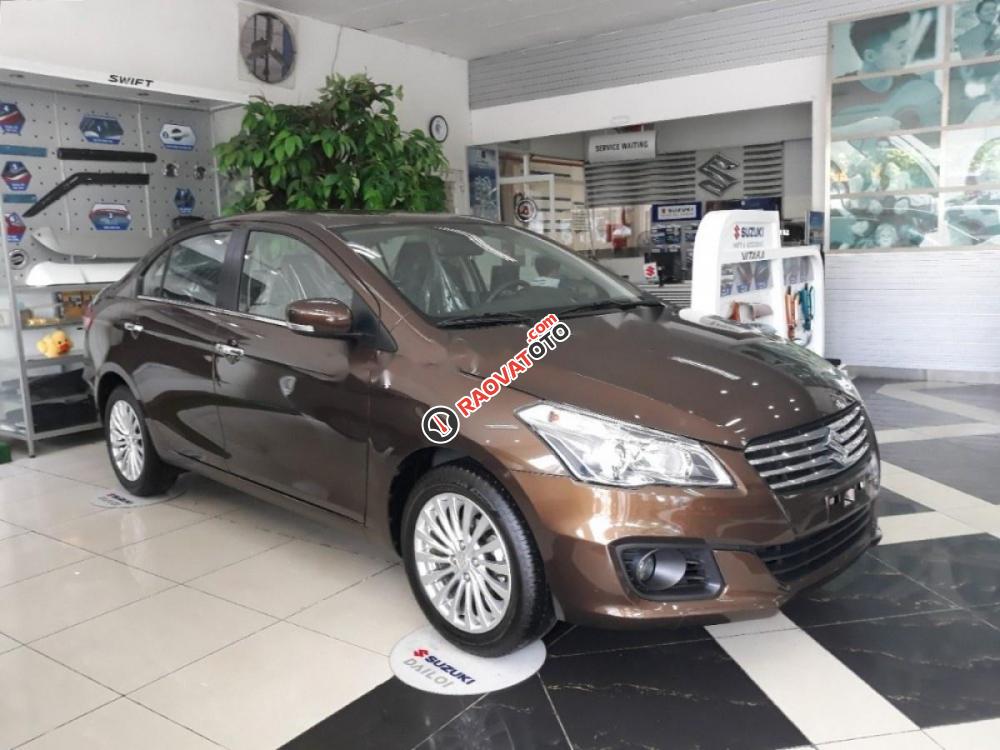 Cần bán xe Suzuki Ciaz 1.4 AT năm 2017, màu nâu, nhập khẩu nguyên chiếc-4