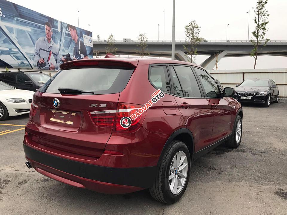 Bán BMW X3 xDrive20i 2017, màu đỏ, nhập khẩu chính hãng, ưu đãi cực khủng-3