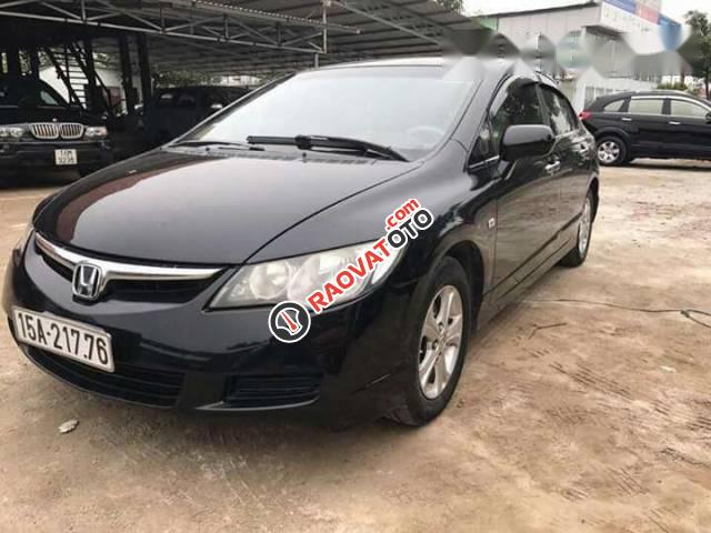 Bán Honda Civic đời 2008, màu đen chính chủ, 295 triệu-1