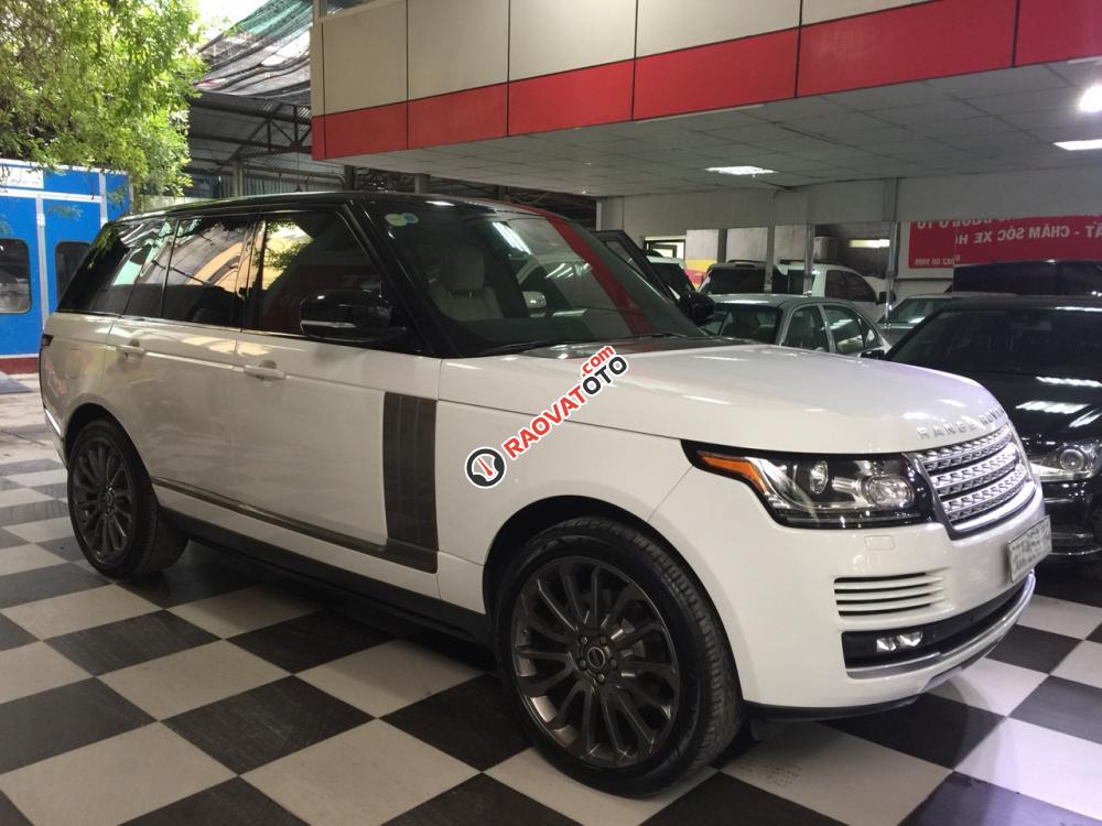 Cần bán xe LandRover Range Rover HSE đời 2015, màu trắng, xe nhập-0