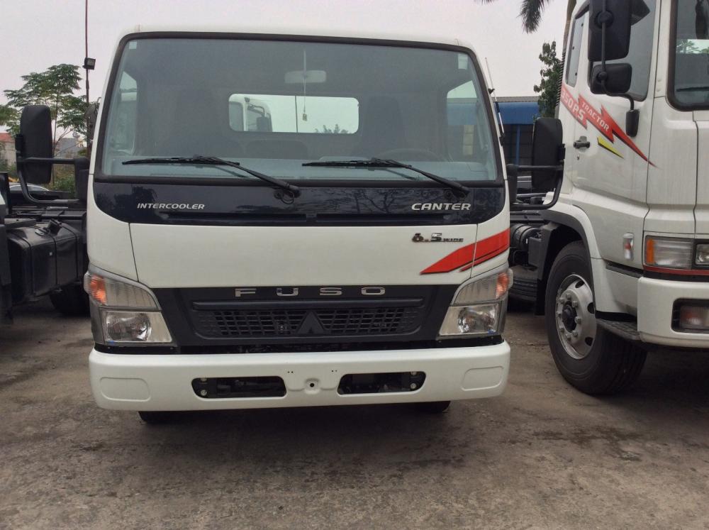 Bán ô tô Mitsubishi Canter 6.5T đời 2017, màu trắng, xe nhập-1