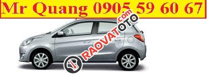 Bán ô tô Mitsubishi Mirage đời 2017, màu bạc, xe nhập khẩu, giá tốt nhất tại Quảng Nam, LH Quang 0905596067-0