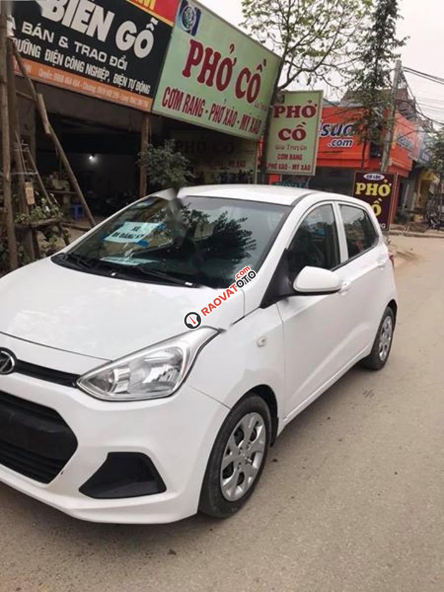 Cần bán xe Hyundai Grand i10 2014, màu trắng, nhập khẩu nguyên chiếc-1