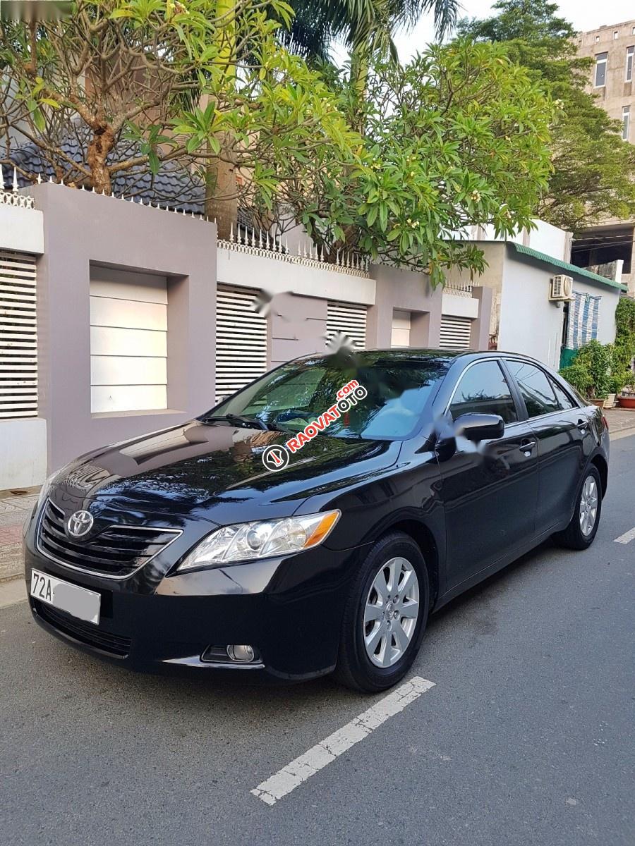 Cần bán gấp Toyota Camry XLE 2.4 2007, màu đen, nhập khẩu nguyên chiếc chính chủ-0