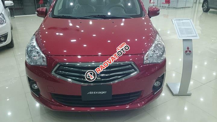Bán Mitsubishi Attrage đời 2017, màu đỏ, nhập khẩu nguyên chiếc-9