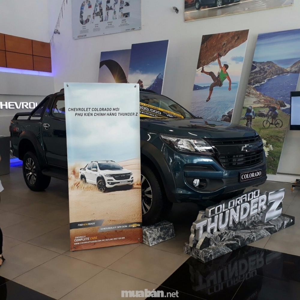 Bán xe Chevrolet Colorado 2.8L AT LTZ đời 2017, màu xanh lam, nhập khẩu  -5