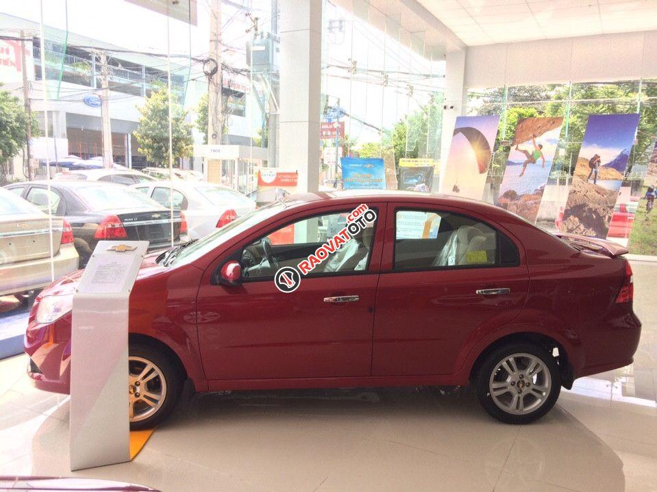 Chevrolet Aveo LTZ 1.4L màu đỏ, mua xe trả góp, lãi suất ưu đãi- lh: 090.102.7102 Huyền Chevrolet-1