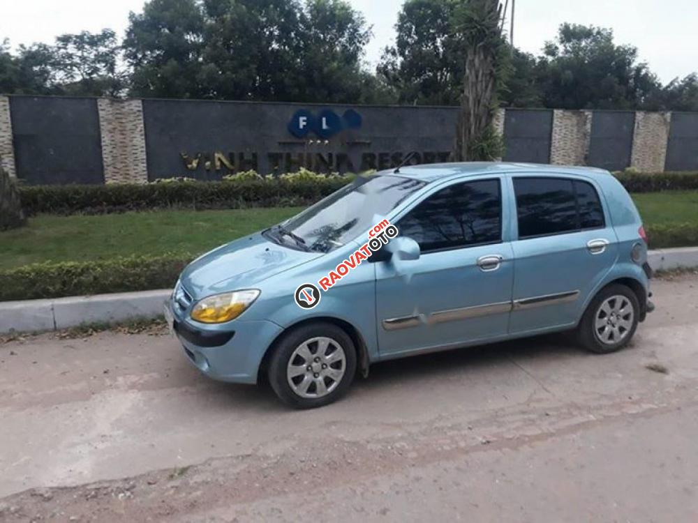 Bán Hyundai Getz 1.1 MT đời 2008, màu xanh lam, nhập khẩu-3