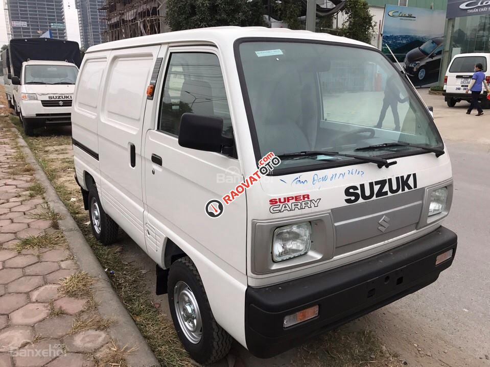 Bán ô tô Suzuki Super Carry Van đời 2017, màu trắng, 285tr-4