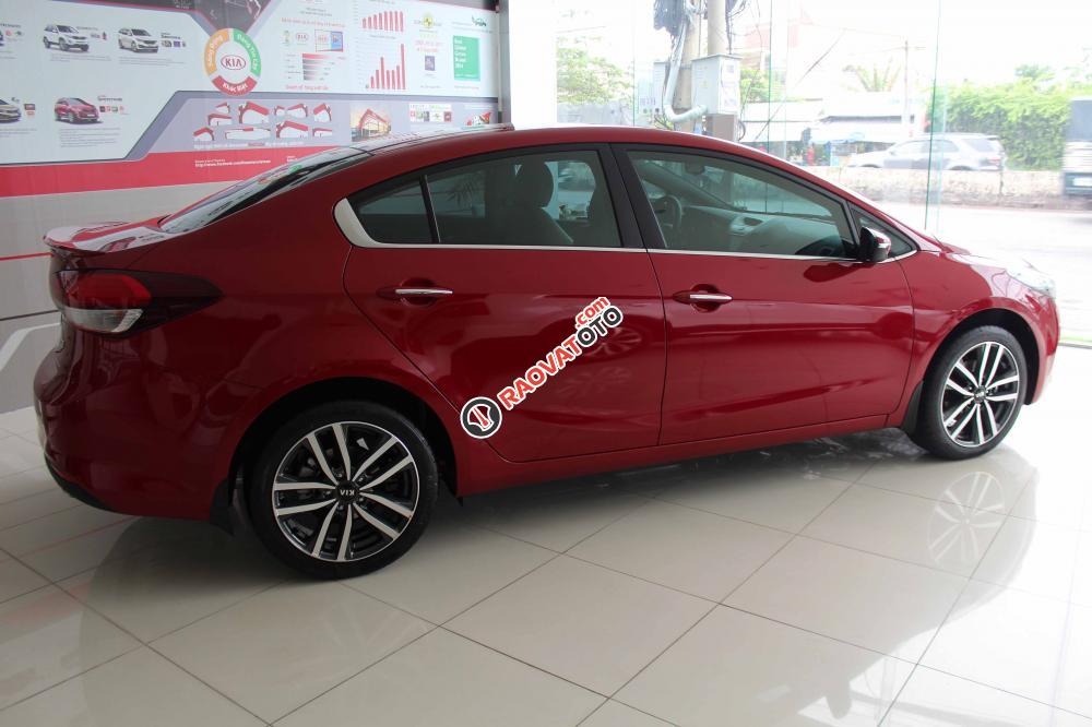 Kia Cerato 1.6 AT đỏ, chỉ 130 triệu nhận xe, liên hệ 090 1243 628 tại SR Tiền Giang-1