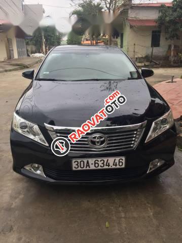 Bán Toyota Camry đời 2013, màu đen-0