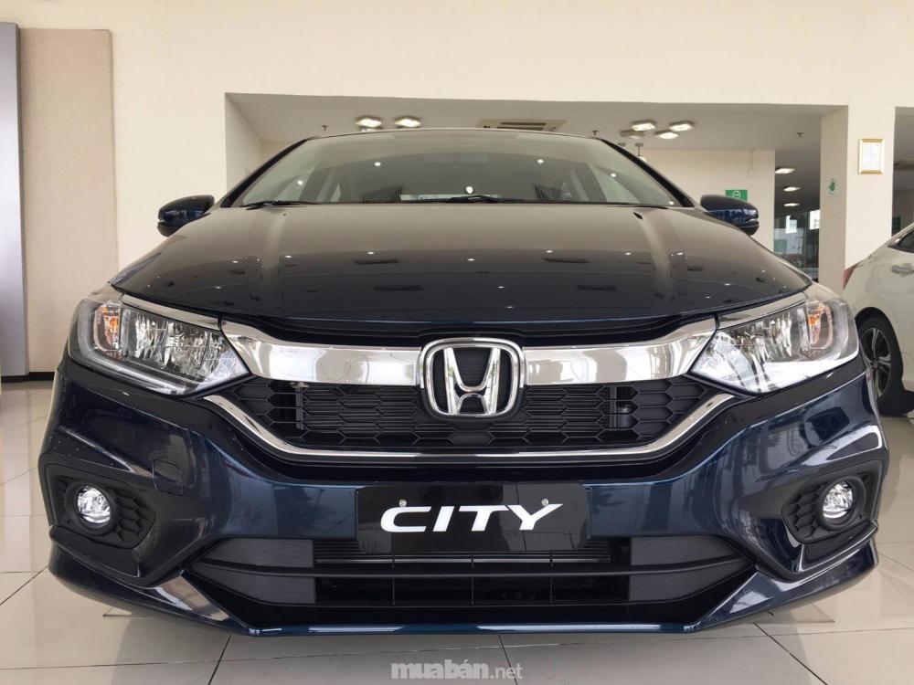 Bán xe Honda City 2017, màu xanh lam, xe nhập, giá 568tr-0