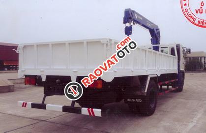 Hino 8 tấn lắp cẩu 5 tấn Tanado, màu trắng-0