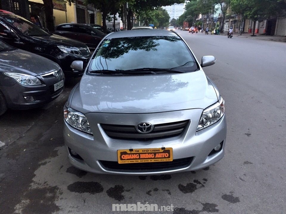 Bán Toyota Corolla altis đời 2009, màu bạc, nhập khẩu, số tự động-0