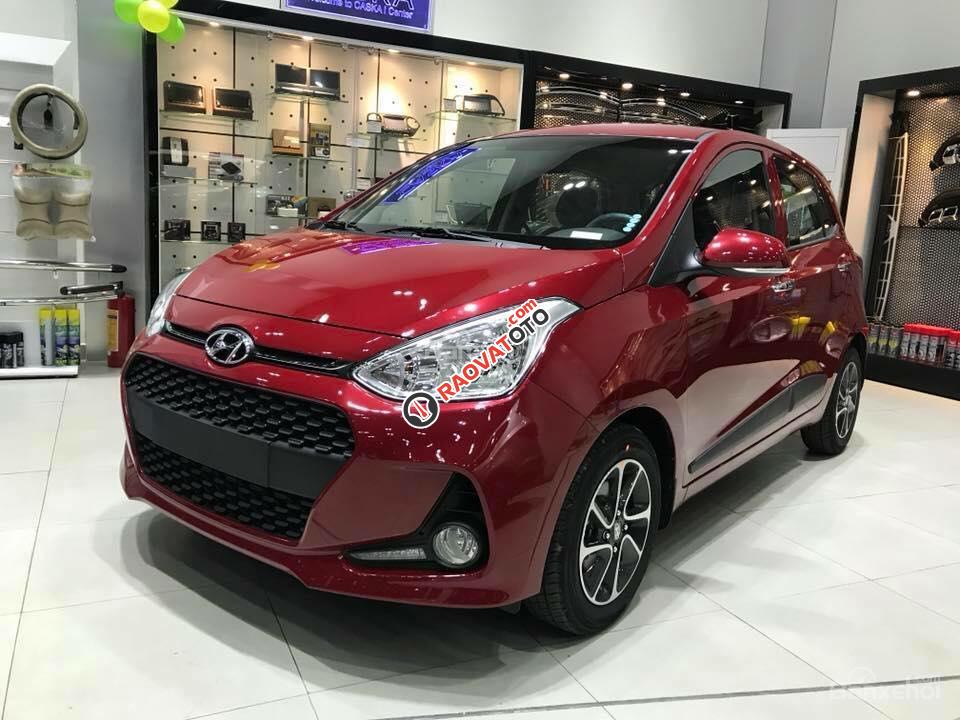 Bán xe Hyundai Grand i10 2018, màu trắng, giá 342tr-1