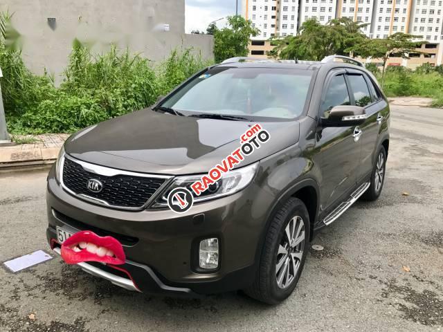 Bán Kia Sorento GATH 2014, màu xám  -0