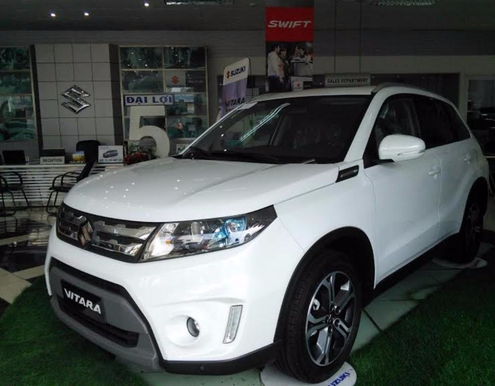 Bán Suzuki Vitara đời 2017, màu trắng, nhập khẩu nguyên chiếc-1