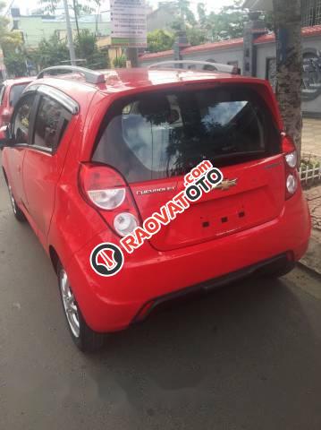 Bán Chevrolet Spark LT sản xuất 2014, màu đỏ-2