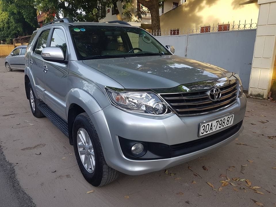 Bán lại xe Toyota Fortuner V đời 2013, màu bạc, nhập khẩu  -6