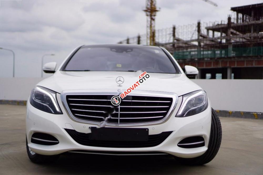 Cần bán xe Mercedes S500L đời 2017, màu trắng  -0