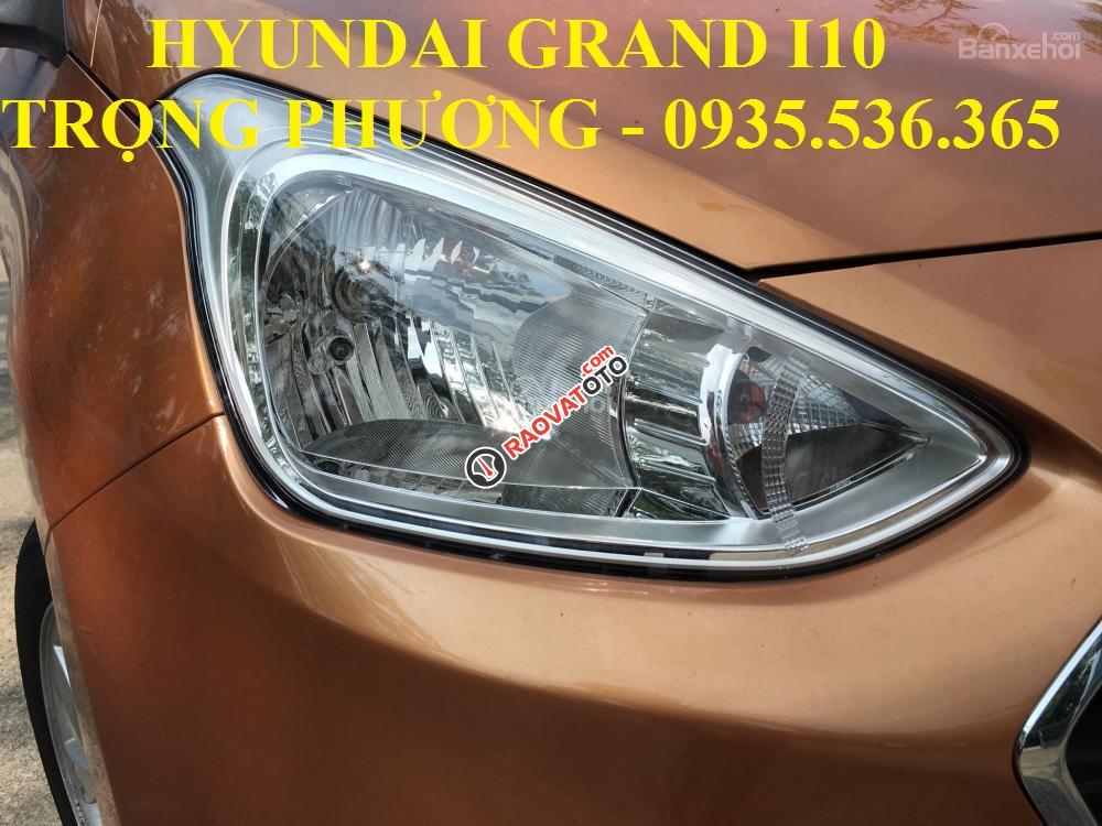 Bán Hyundai Grand i10 1.2 MT Base đời 2017, màu nâu giá cạnh tranh-8