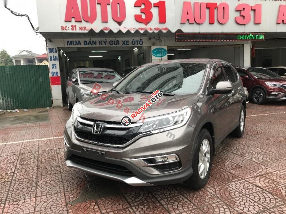 Cần bán lại xe Honda CR V 2.0 đời 2016, màu nâu số tự động-0