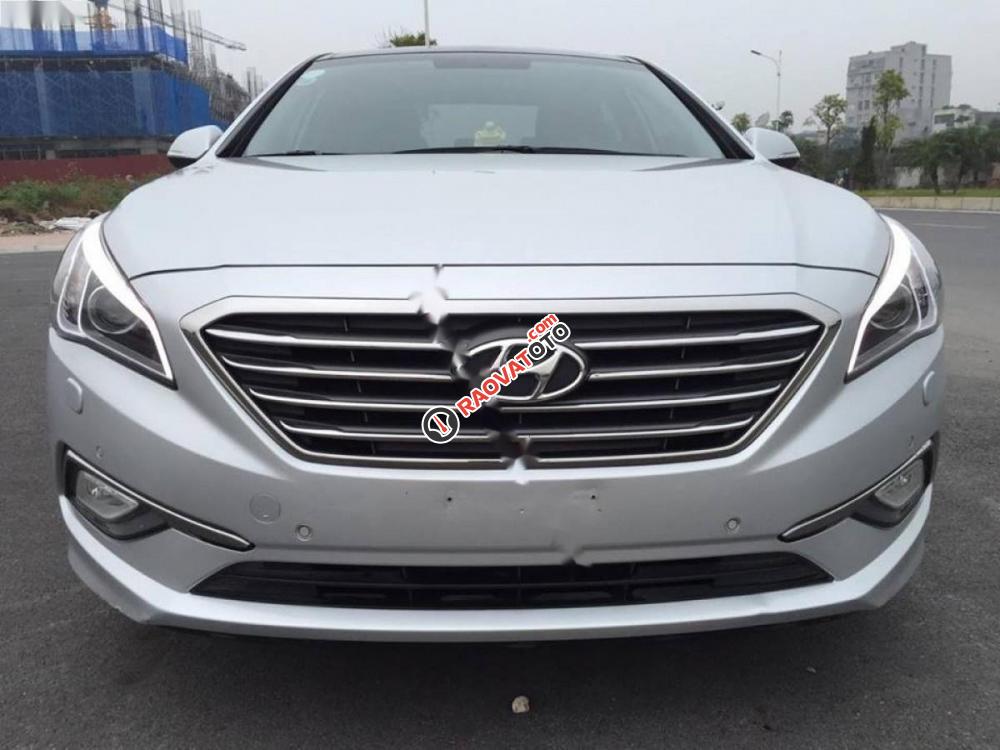 Bán Hyundai Sonata 2.0 AT đời 2014, màu bạc, nhập khẩu như mới-0