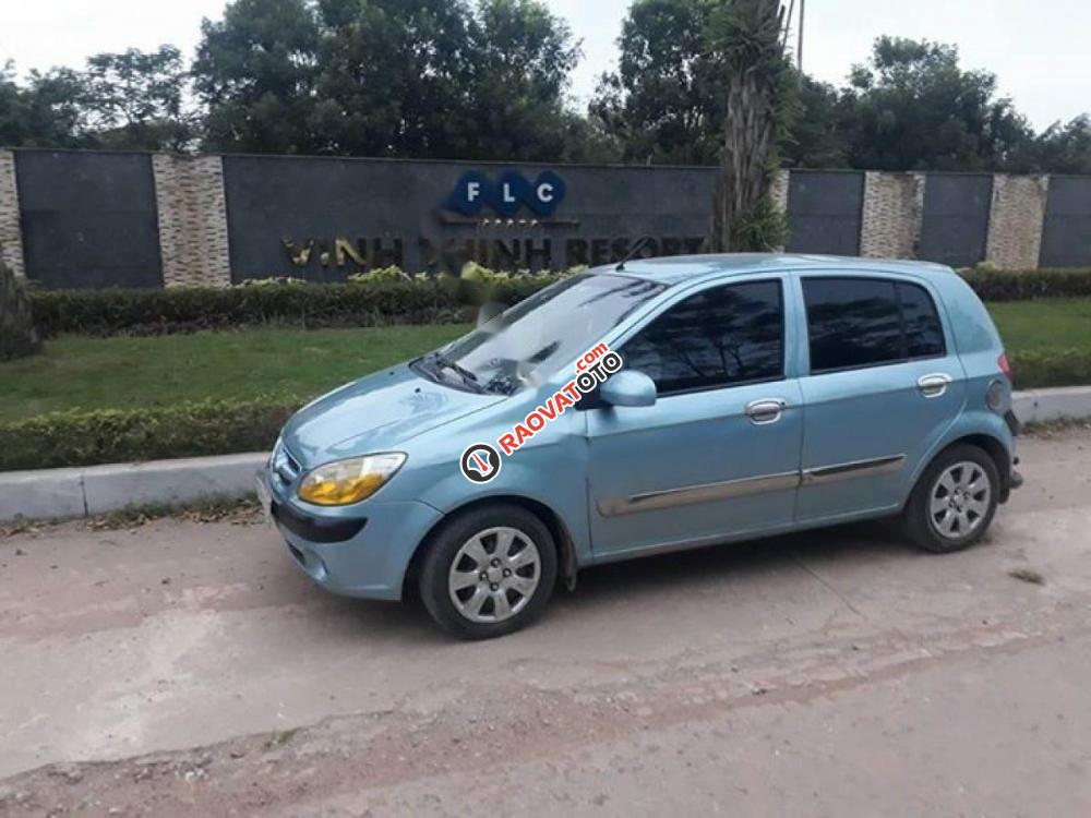 Bán Hyundai Getz 1.1 MT đời 2008, màu xanh lam, nhập khẩu-4