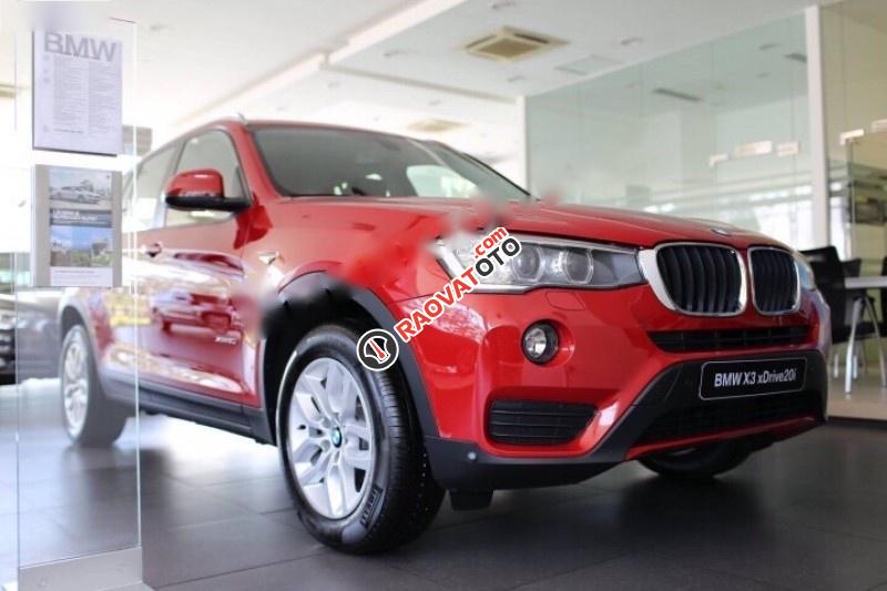 Bán BMW X3 2017, màu đỏ, nhập khẩu chính hãng-3