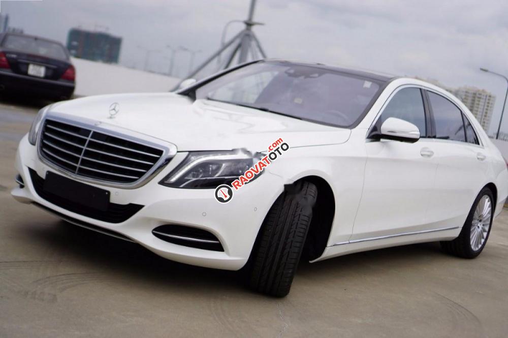 Cần bán xe Mercedes S500L đời 2017, màu trắng  -1