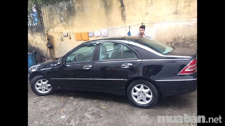 Bán Mercedes C200 năm 2000, màu đen, xe nhập-0