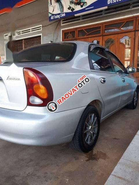 Cần bán gấp Daewoo Lanos sản xuất 2003, màu bạc-4