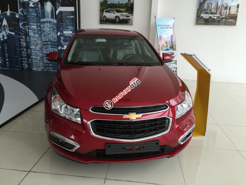 Chevrolet Cruze LT 1.6L màu đỏ, mua xe trả góp, lãi suất ưu đãi- LH: 090.102.7102 Huyền Chevrolet-0