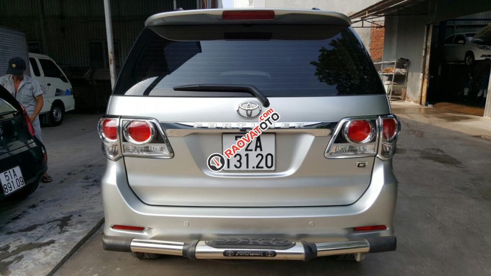 Bán Toyota Fortuner G 2.5MT số sàn, máy dầu, màu bạc, sản xuất 2015, đi 21000km mới 95%-4