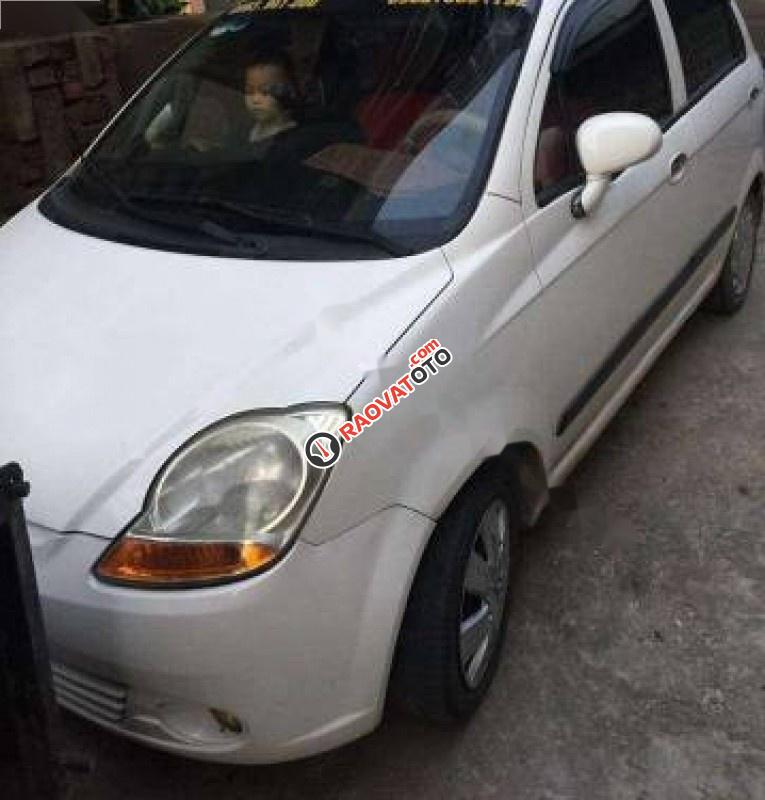 Bán Chevrolet Spark LT 0.8 MT đời 2009, màu trắng số sàn, giá tốt-0