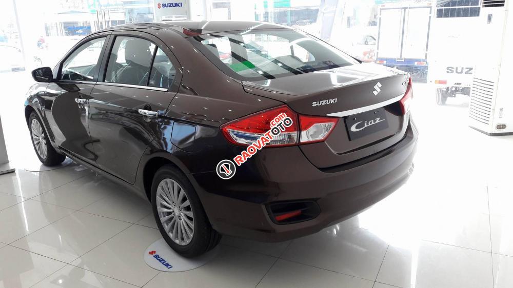 Bán xe Suzuki Ciaz AT năm sản xuất 2017, màu nâu, xe nhập, giá 488tr-1