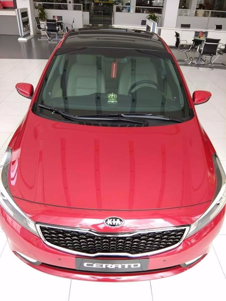 Bán Kia Cerato 1.6AT đời 2017, màu đỏ, nhập khẩu chính hãng-4