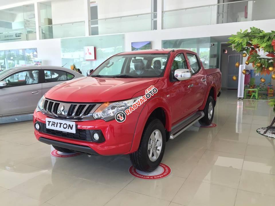 [HOT] Bán Mitsubishi Triton màu đỏ may mắn, nhập Thái, giá tốt nhất, cho vay 85%. LH: 0905.91.01.99 Phú-1