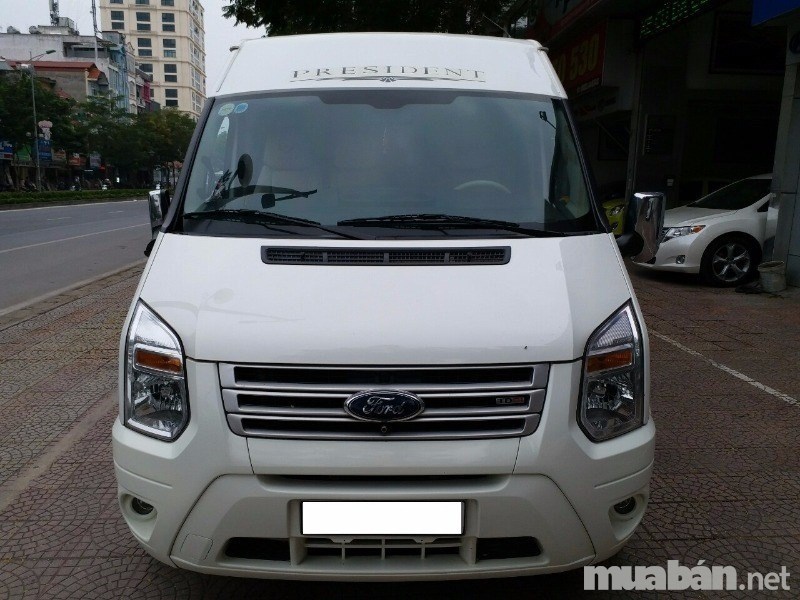 Cần bán xe Ford Transit 2014, màu trắng, nhập khẩu nguyên chiếc, như mới-0